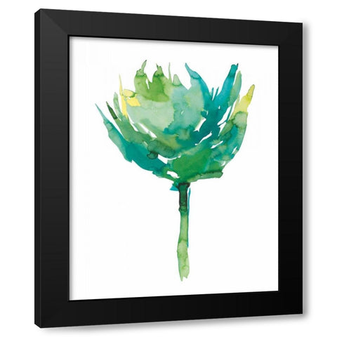 Aria I Black Modern Wood Framed Art Print by Meyers, Rebecca