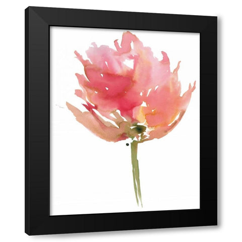 Melody I Black Modern Wood Framed Art Print by Meyers, Rebecca