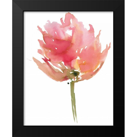 Melody I Black Modern Wood Framed Art Print by Meyers, Rebecca