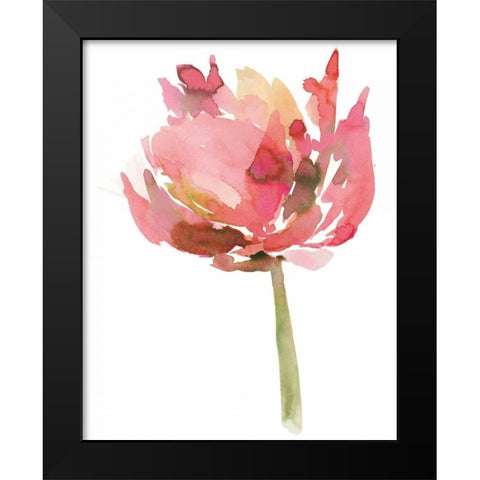 Melody II Black Modern Wood Framed Art Print by Meyers, Rebecca