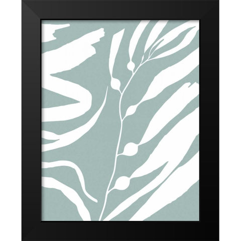 Seagrass II Black Modern Wood Framed Art Print by Berg, Sabine