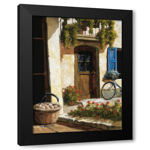 Back From the Market Black Modern Wood Framed Art Print by Archambault, Gilles