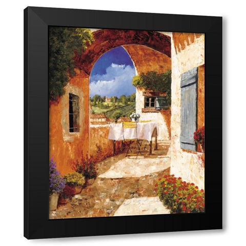 The Days of Wine and Roses Black Modern Wood Framed Art Print by Archambault, Gilles