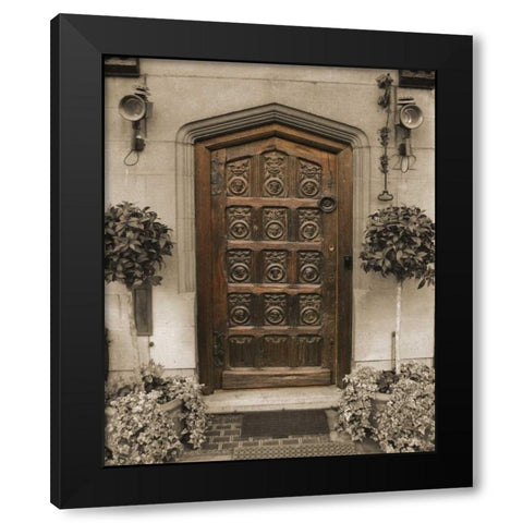 Charming Black Modern Wood Framed Art Print with Double Matting by Maihara/Watt, Jeff/Boyce