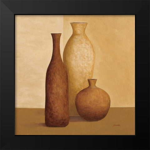 Simplistic I Black Modern Wood Framed Art Print by Cometa, Emmanuel