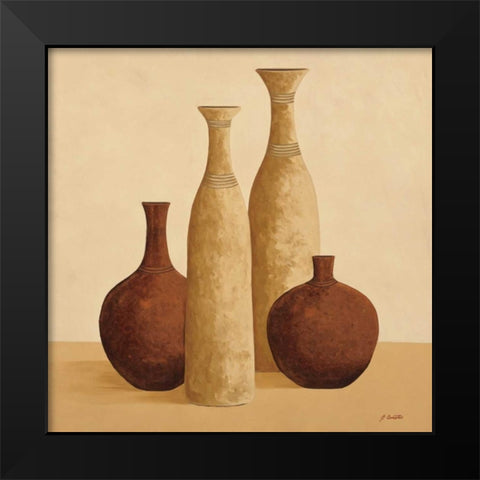 Simplistic II Black Modern Wood Framed Art Print by Cometa, Emmanuel