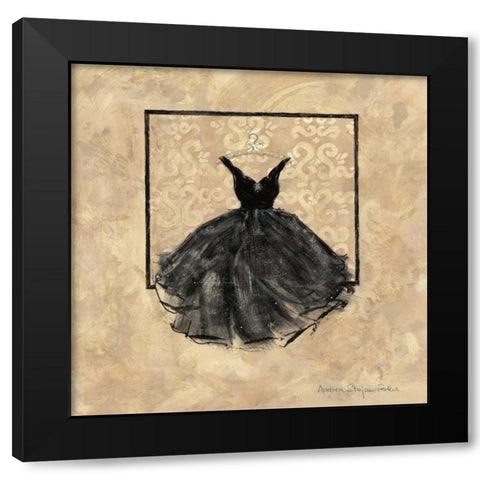 Take Me Dancing I Black Modern Wood Framed Art Print by Stajan-Ferkul, Andrea