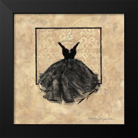 Take Me Dancing I Black Modern Wood Framed Art Print by Stajan-Ferkul, Andrea