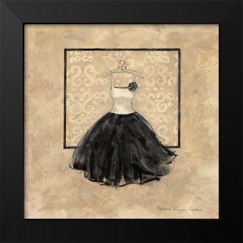 Take Me Dancing III Black Modern Wood Framed Art Print by Stajan-Ferkul, Andrea