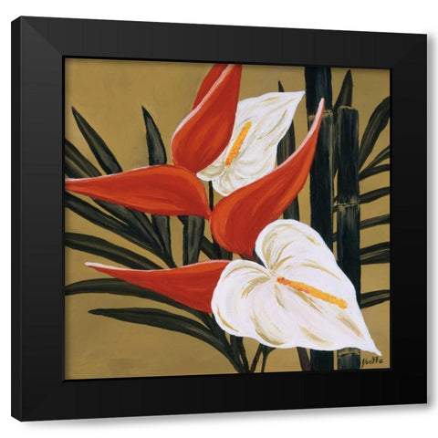 Sun Kissed III Black Modern Wood Framed Art Print with Double Matting by St. Amant, Yvette