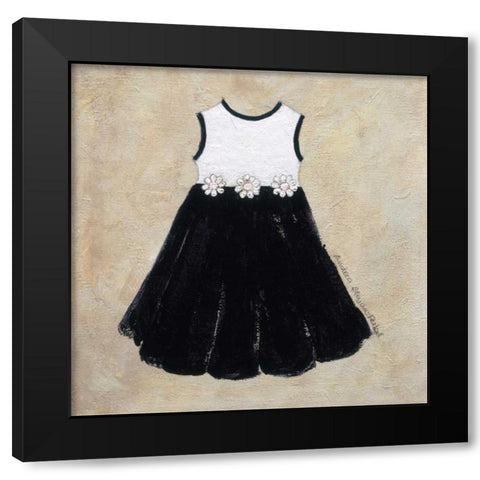Nautical Girl II Black Modern Wood Framed Art Print by Stajan-Ferkul, Andrea