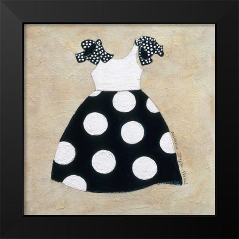 Nautical Girl III Black Modern Wood Framed Art Print by Stajan-Ferkul, Andrea