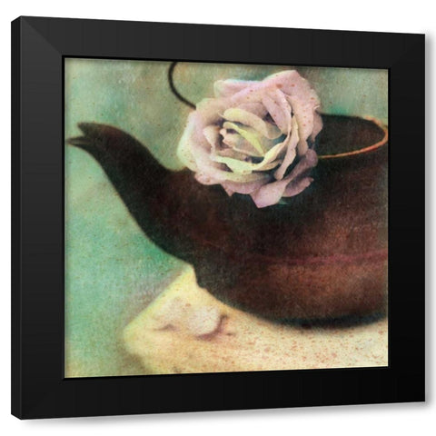 Natures Blossoms II Black Modern Wood Framed Art Print by Friedman, Susan