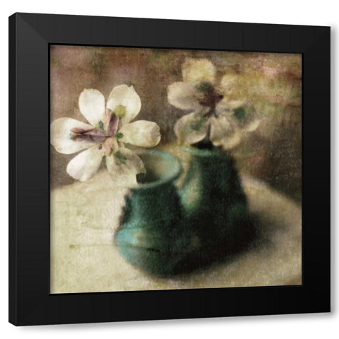 Natures Blossoms IV Black Modern Wood Framed Art Print by Friedman, Susan