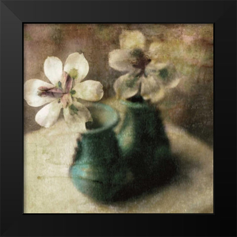 Natures Blossoms IV Black Modern Wood Framed Art Print by Friedman, Susan