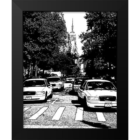 New York Minute I Black Modern Wood Framed Art Print by Maihara/Watt, Jeff/Boyce