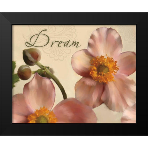 Dream Black Modern Wood Framed Art Print by Tanner, Jan