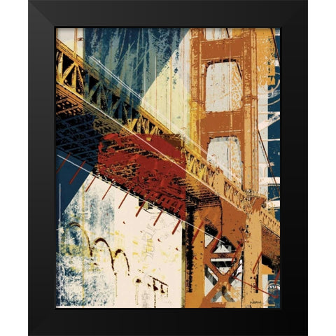 Into Manhattan I Black Modern Wood Framed Art Print by NOAH