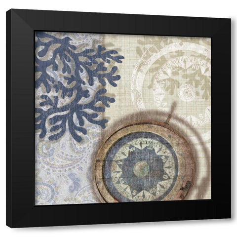 Sailing Adventure II Black Modern Wood Framed Art Print with Double Matting by Venter, Tandi