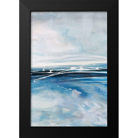 Cloud Pond II Black Modern Wood Framed Art Print by Parker, Karen Lorena