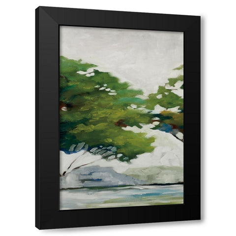 Late Summer Trees I Black Modern Wood Framed Art Print by Ellens, Jacqueline