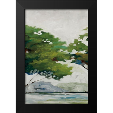 Late Summer Trees I Black Modern Wood Framed Art Print by Ellens, Jacqueline