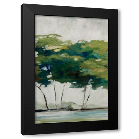 Late Summer Trees II Black Modern Wood Framed Art Print by Ellens, Jacqueline