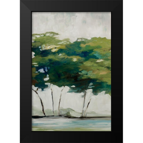 Late Summer Trees II Black Modern Wood Framed Art Print by Ellens, Jacqueline