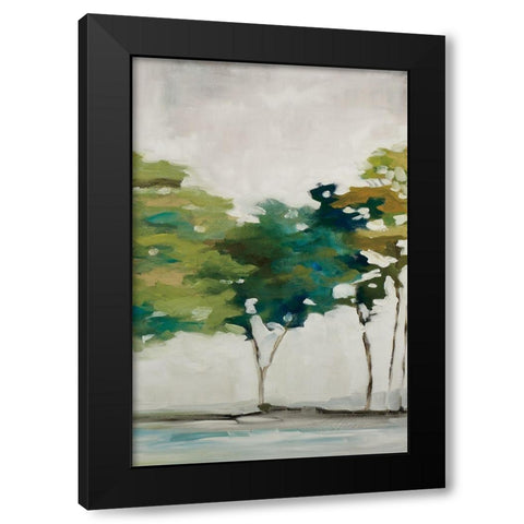 Late Summer Trees III Black Modern Wood Framed Art Print by Ellens, Jacqueline