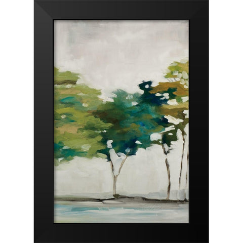 Late Summer Trees III Black Modern Wood Framed Art Print by Ellens, Jacqueline
