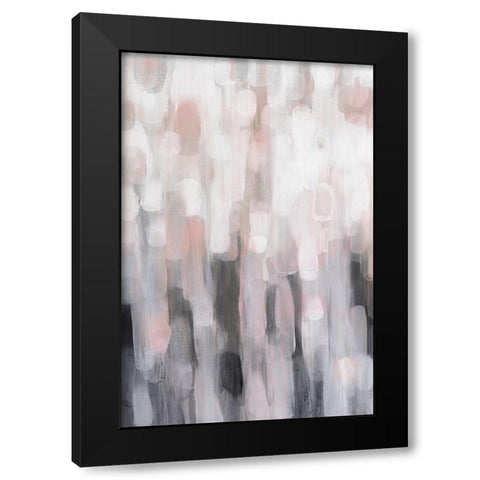 Blushing I Black Modern Wood Framed Art Print with Double Matting by Parker, Karen Lorena