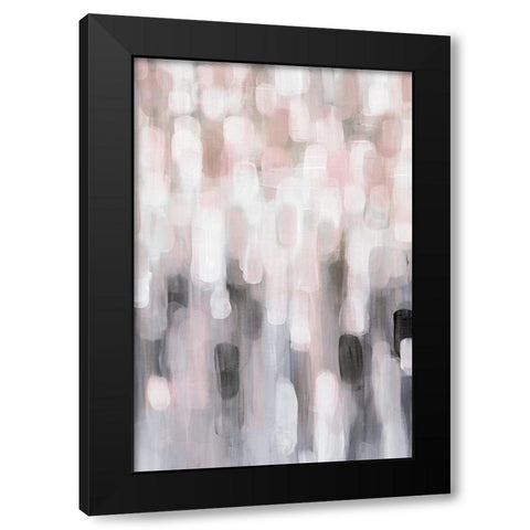Blushing III Black Modern Wood Framed Art Print with Double Matting by Parker, Karen Lorena