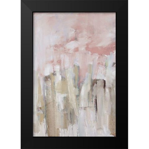 Spring Splash I Black Modern Wood Framed Art Print by Ellens, Jacqueline