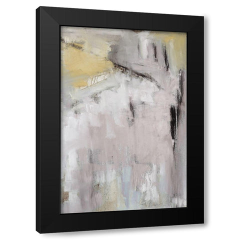 Spring Splash III Black Modern Wood Framed Art Print by Ellens, Jacqueline