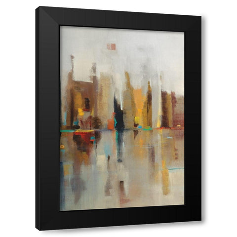 Golden Harbor III Black Modern Wood Framed Art Print by Jackson, Victoria