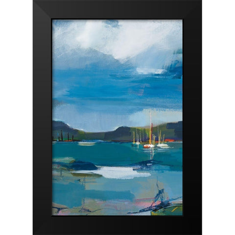 Coastal Display II Black Modern Wood Framed Art Print by Fitsimmons, A