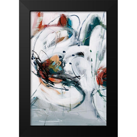 Winter Dance II Black Modern Wood Framed Art Print by Fitsimmons, A