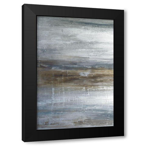 Mirage A Black Modern Wood Framed Art Print by Fontaine, Stephane