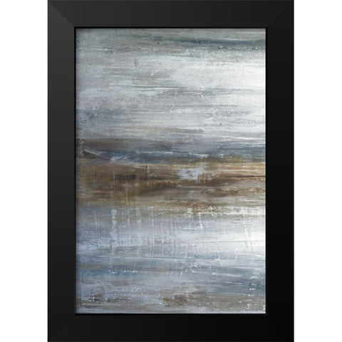 Mirage A Black Modern Wood Framed Art Print by Fontaine, Stephane