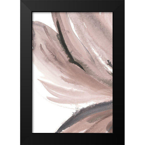 Pretty in Pink I Black Modern Wood Framed Art Print by Meyers, Rebecca