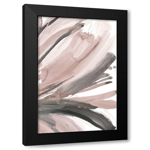 Pretty in Pink III Black Modern Wood Framed Art Print by Meyers, Rebecca