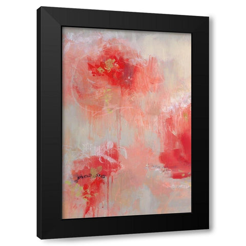 At First Blush I Black Modern Wood Framed Art Print by Cole, Macy