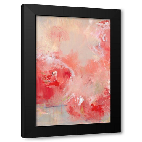 At First Blush II Black Modern Wood Framed Art Print by Cole, Macy