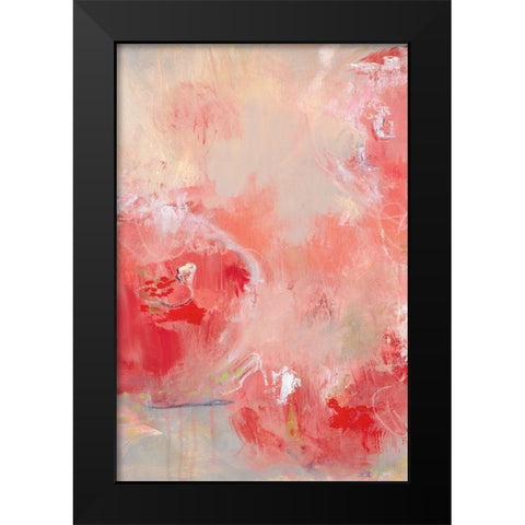 At First Blush II Black Modern Wood Framed Art Print by Cole, Macy