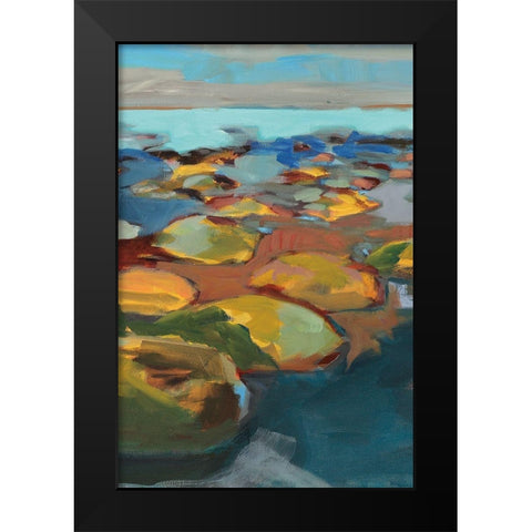 Navigating Obstacles II Black Modern Wood Framed Art Print by Harwood, Jennifer