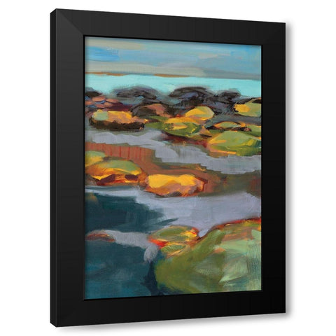 Navigating Obstacles III Black Modern Wood Framed Art Print by Harwood, Jennifer