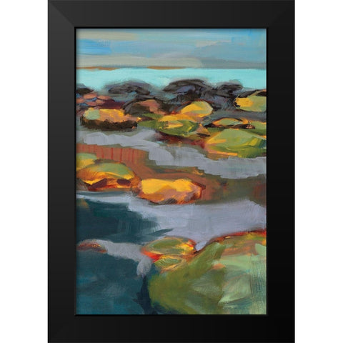 Navigating Obstacles III Black Modern Wood Framed Art Print by Harwood, Jennifer