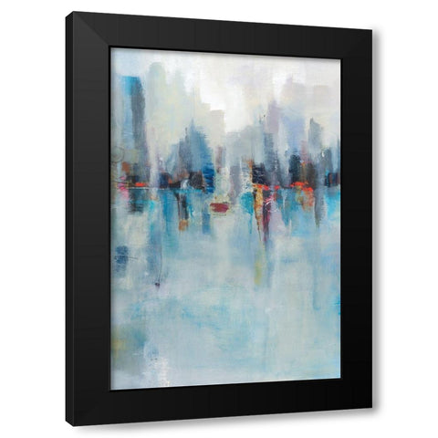Panoramic Vision II Black Modern Wood Framed Art Print with Double Matting by Jackson, Victoria