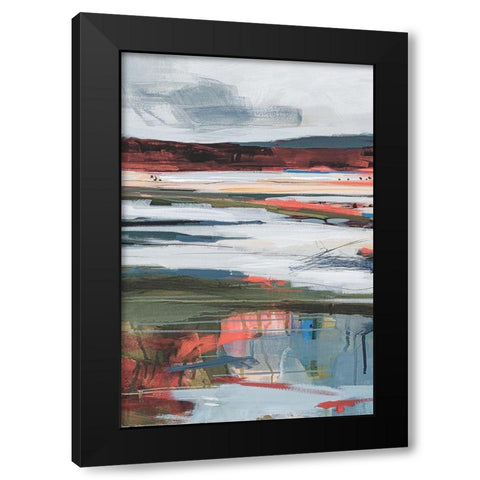 Before Night Falls II Black Modern Wood Framed Art Print by Fitzsimmons, A.