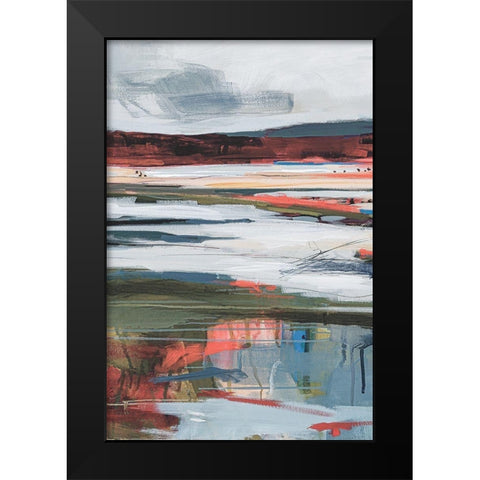 Before Night Falls II Black Modern Wood Framed Art Print by Fitzsimmons, A.